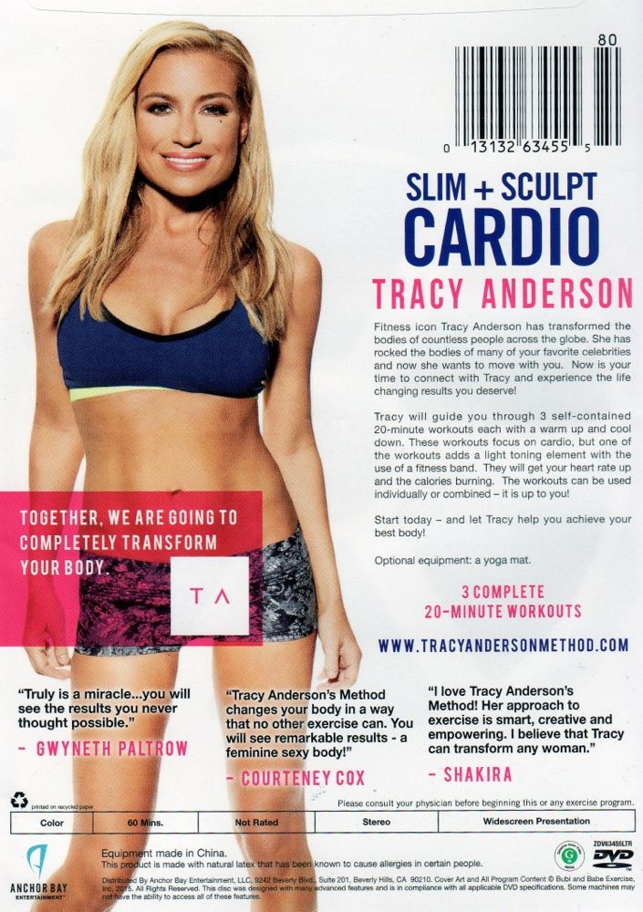 Tracy Anderson Method Slim & Sculpt Cardio Workout Review