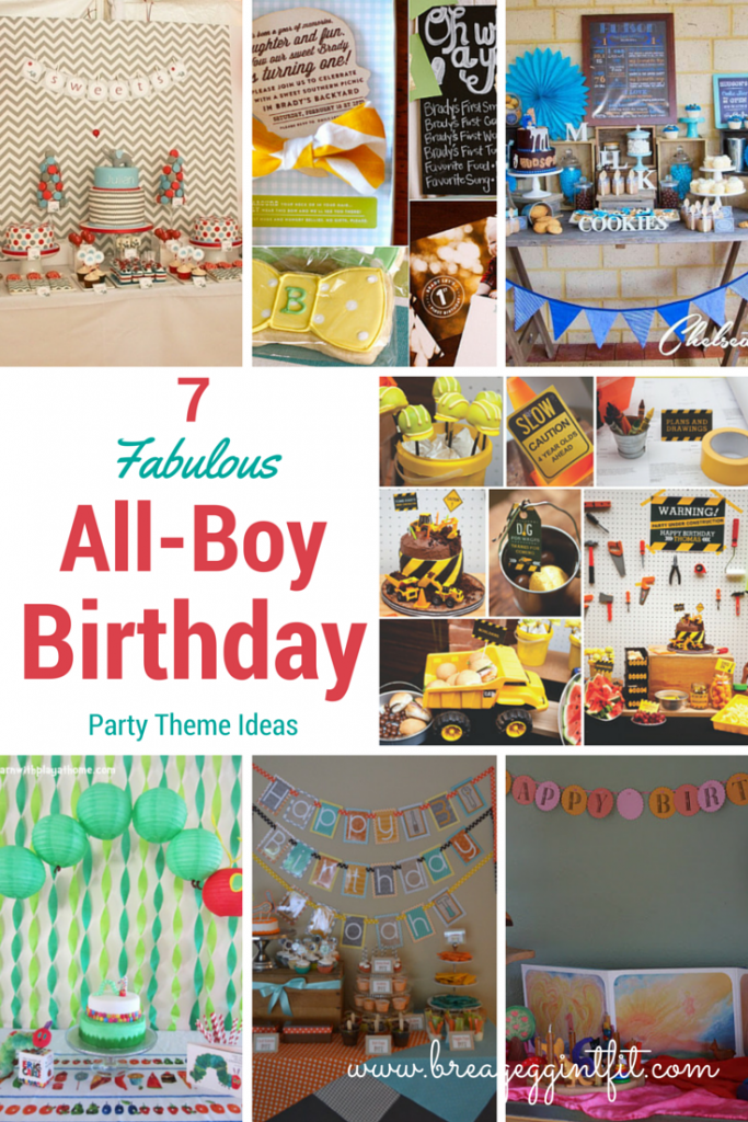 first birthday party ideas for boys