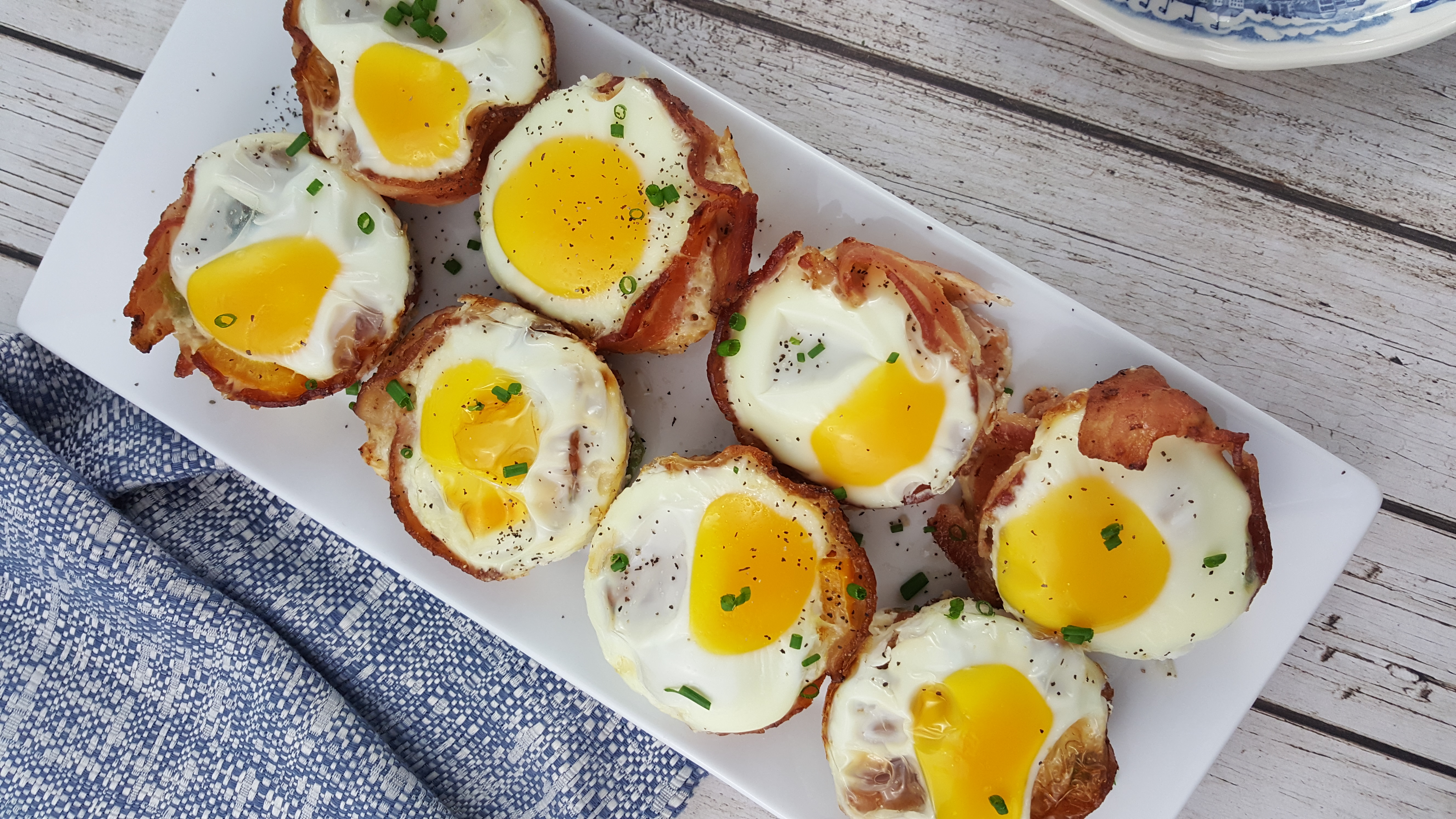 Paleo Bacon and Egg Veggie Cups