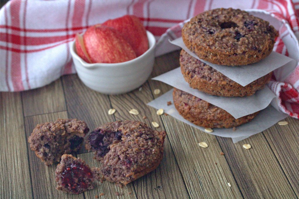 Healthy GF Berry Donuts