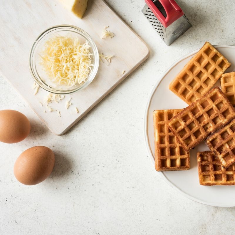 We have the ultimate list of the Best Waffle Maker for Chaffles! These waffle makers will have you enjoying chaffles in no time. #waffles #chaffles #lowcarb #keto #easy #best #breagettingfit