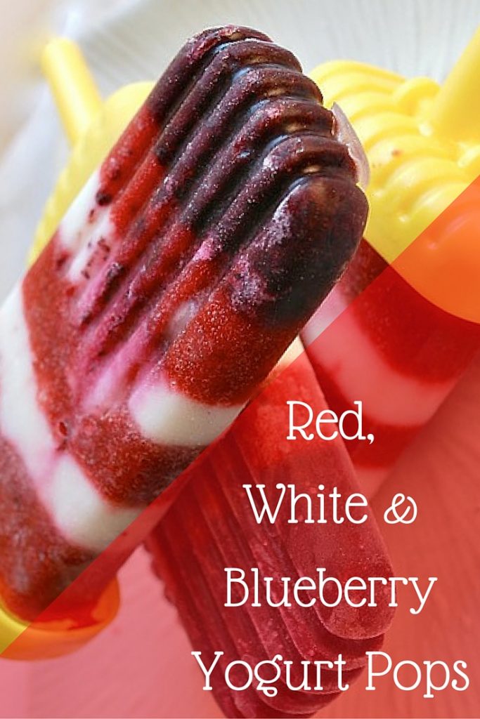 DIY Red White & Blueberry Popsicles