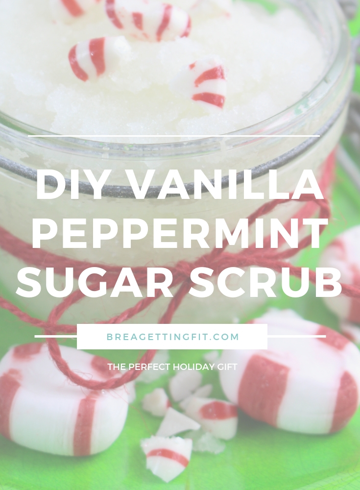 DIY Vanilla Peppermint Sugar Scrub