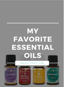 FAVORITE ESSENTIAL OILS