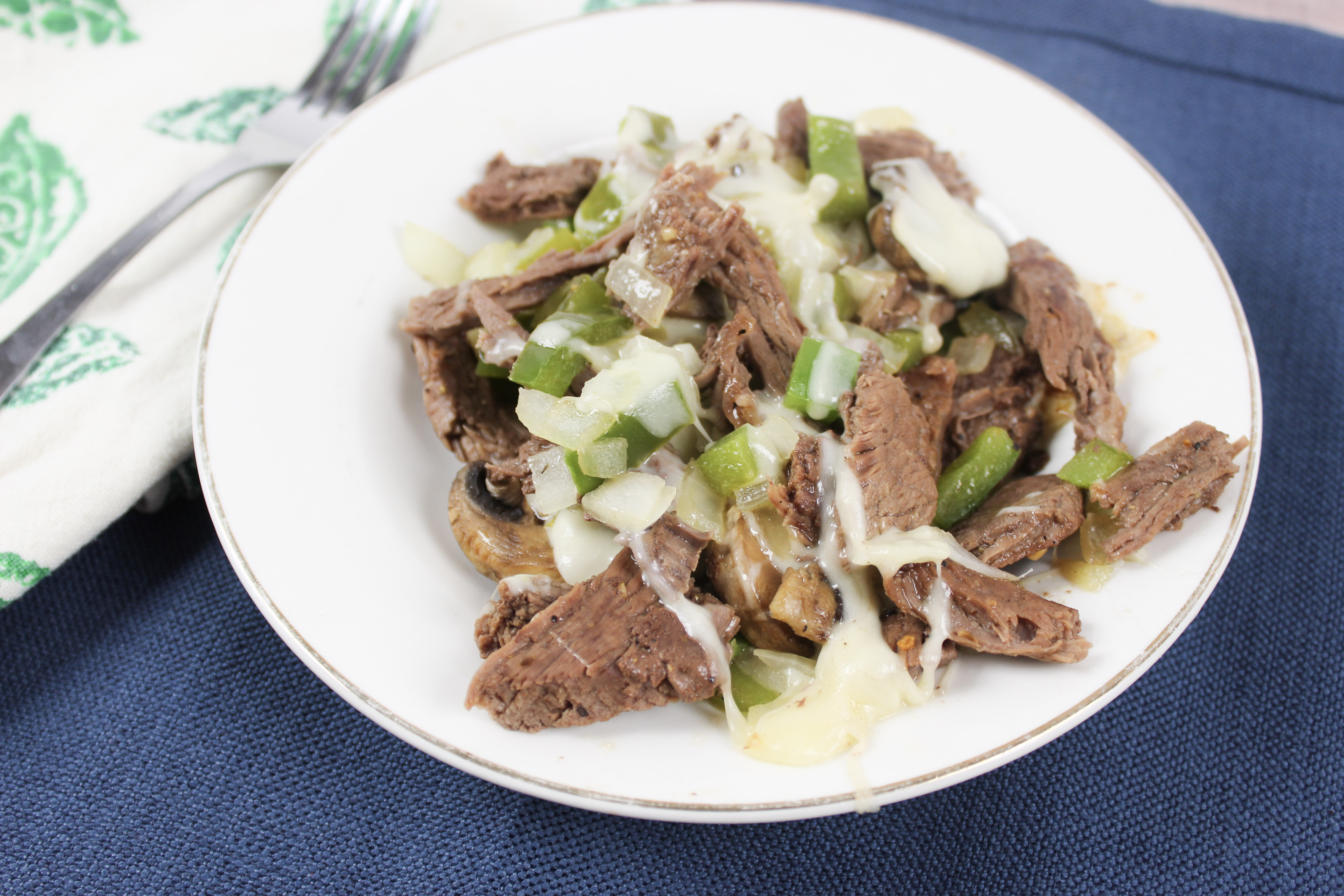 Delicious Low Carb Philly Cheese Steak Bowl