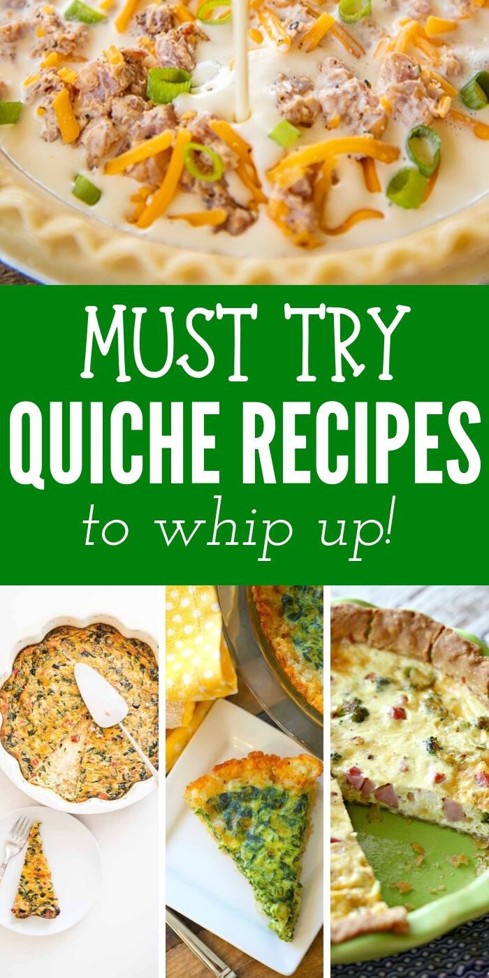 I can't wait for you to try these Delicious Must-Try Easy Quiche Recipes. Every bite will fill you will tons of flavor. The best part is they are easy too! #easy #quiche #breakfast #brunch #breagettingfit