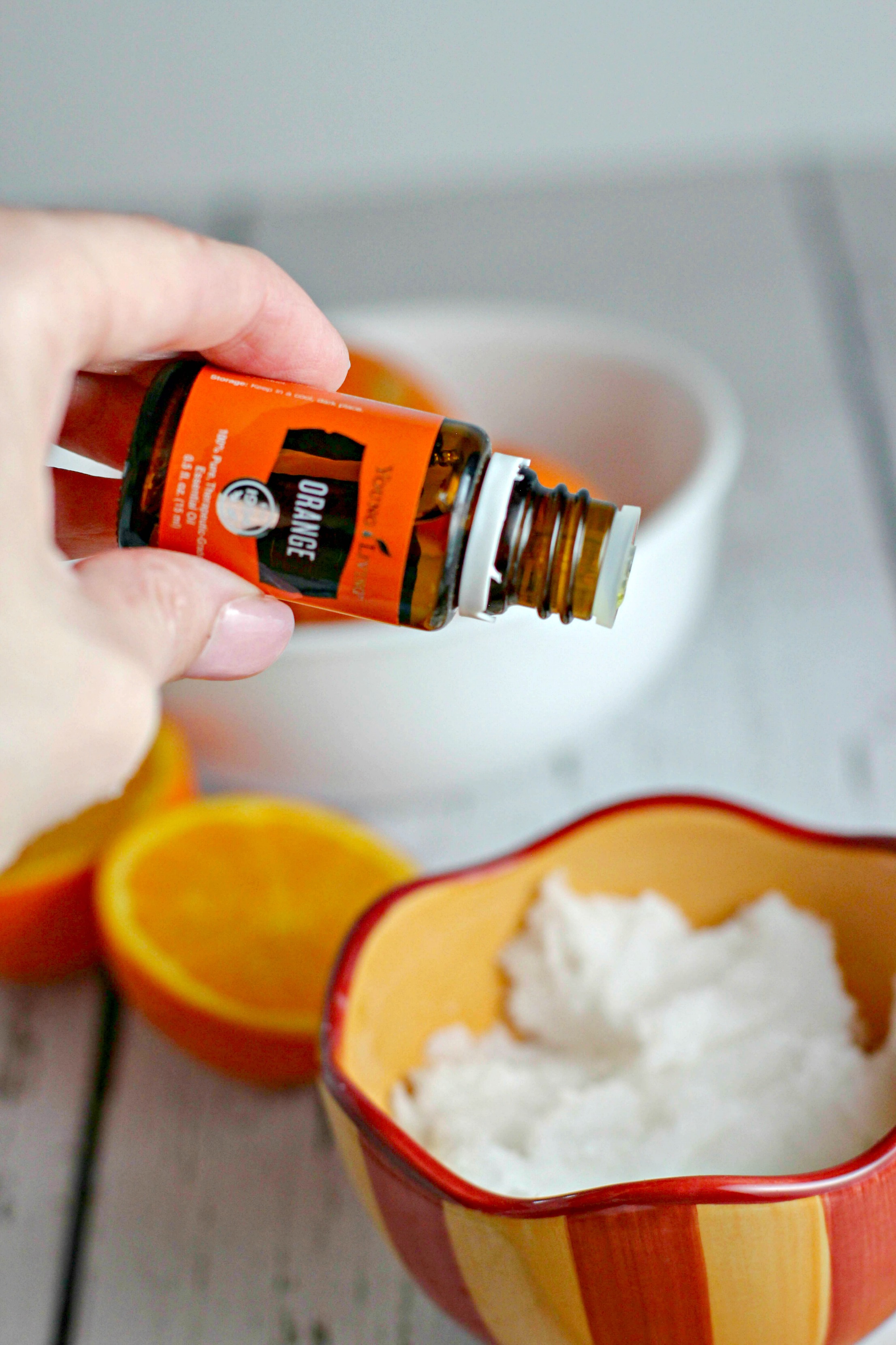 How to make Orange Coconut Sugar Scrub