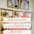 So you want to create a gallery wall...but it's a lot of work. Find out how to do it quickly and cheaply (and have it look professional!