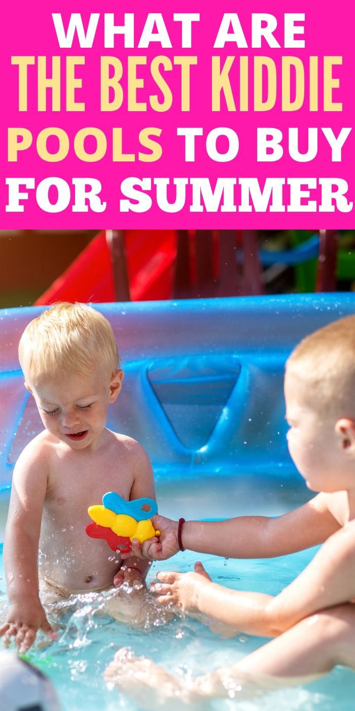 Your little ones will love the Best Backyard Kiddie Pools For Summer! They are a perfect way for your kiddo to have a blast while splashing the day away. #kiddie #pool #best #summer #toddler #kids #breagettingfit