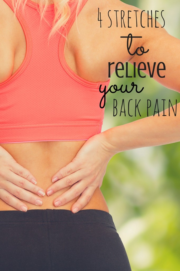 Use these 4 simple stretches for back pain & spinal health.