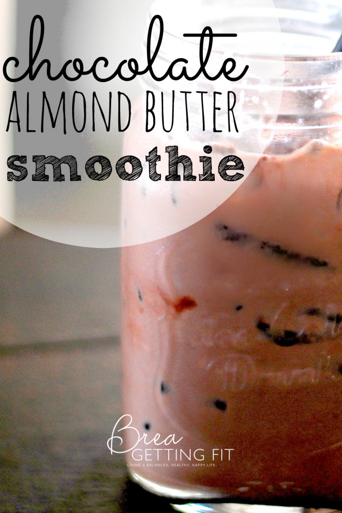 Do you need some breakfast (or post-workout) deliciousness? Try this super simple chocolate almond butter smoothie. YUM.