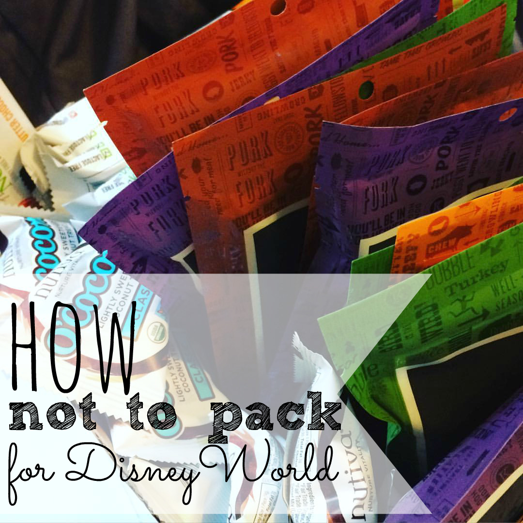 Packing for Disney World was kind of a disaster...