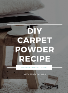 DIY Deodorizing Carpet Powder With Essential Oils