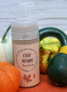 foaming hand soap with essential oils