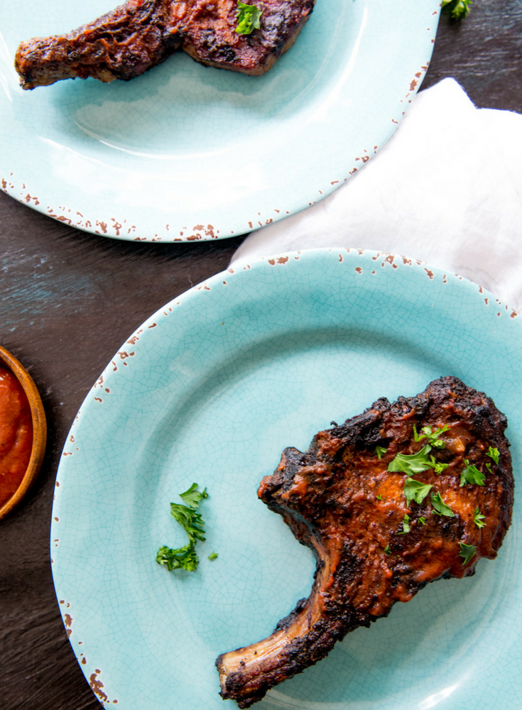 Super Easy Grilled Pork Chops