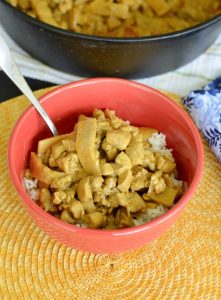 keto chicken recipe in bowl