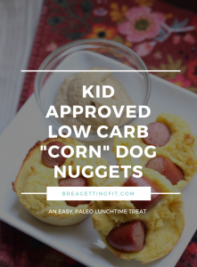 low carb "corn" dog muffin recipe