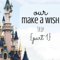 Planning to visit Disney soon? Or maybe you just found out that you're getting your Wish! Find out what we did on our make a wish trip!