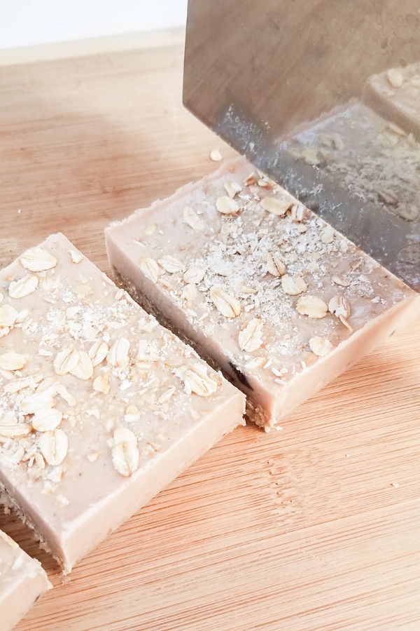 oatmeal homemade bar soap