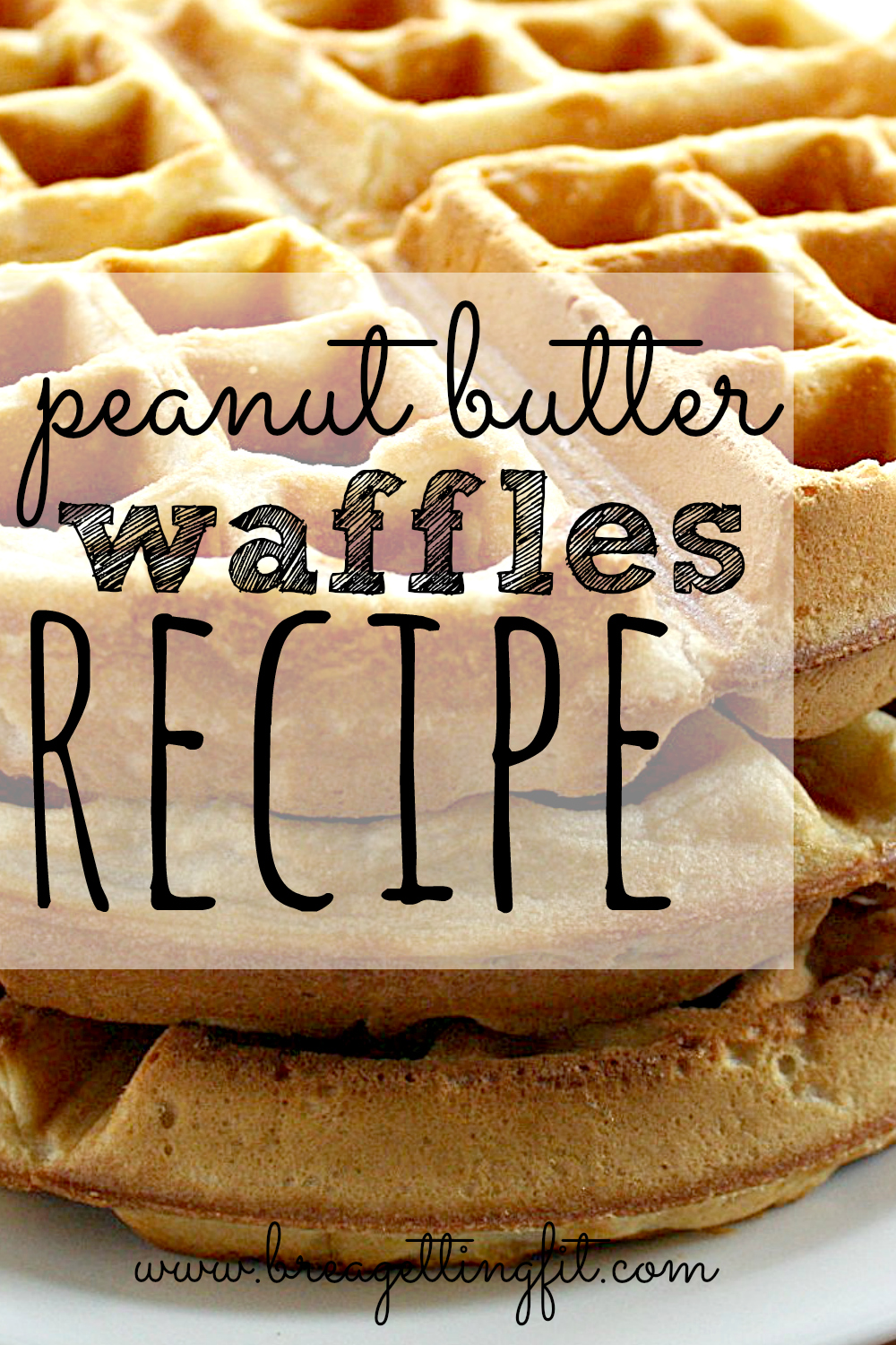 peanut butter waffles recipe