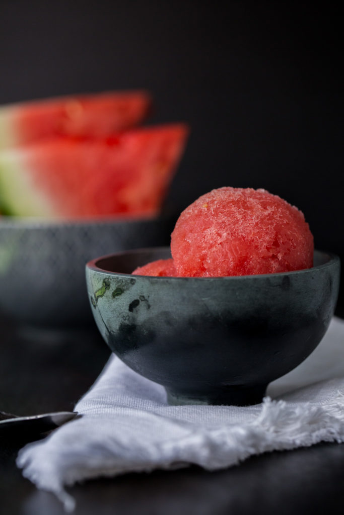Homemade Watermelon Sorbet - 3 Simple Ingredients 