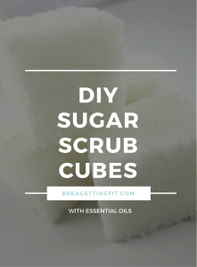 DIY Sugar Scrub Cube Recipe